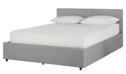 Hygena - Chapton Grey Ottoman - Bed Frame - Kingsize